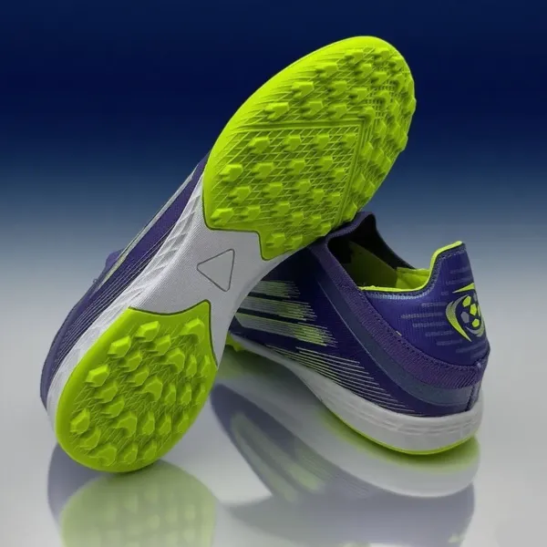 Adidas Xeno F50 Turf Soccer Cleats Black Lime Green Sneakers - 28