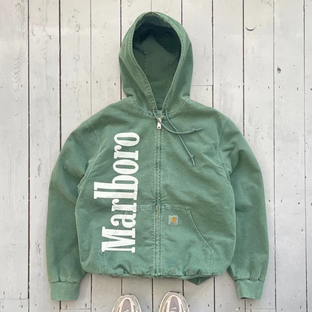 Carhartt Jackets Hooded zip-front jacket with graphic applique designs product detail image 8