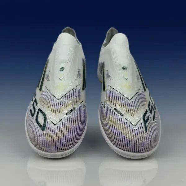 Adidas Xeno F50 Turf Soccer Cleats Black Lime Green Sneakers - 23