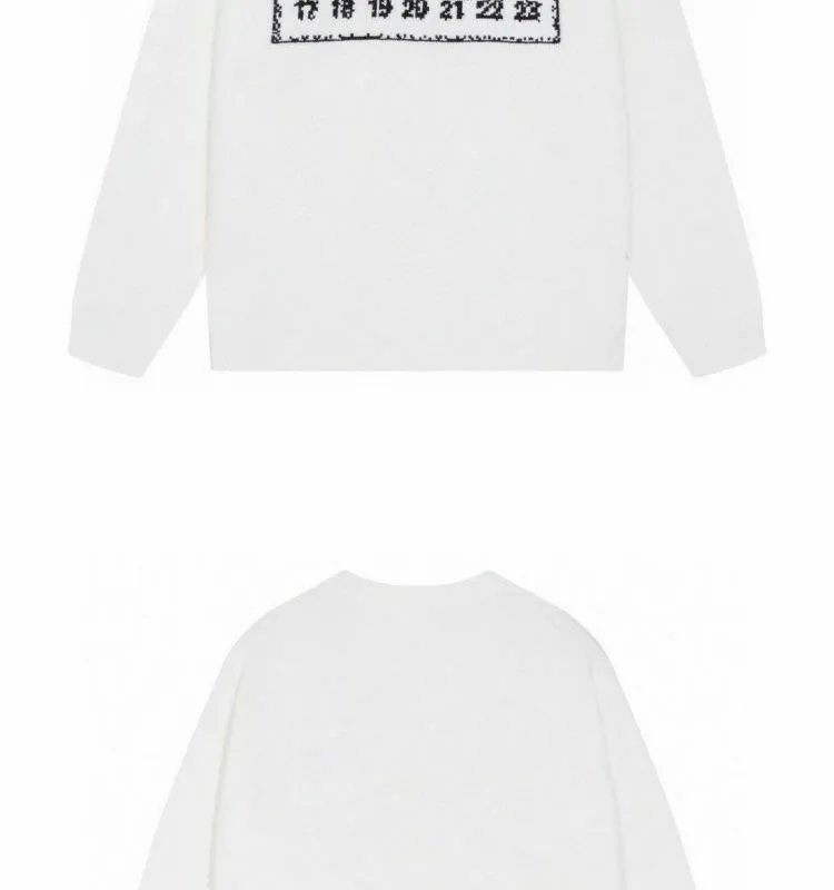 Amiri 3D Logo Knit Sweater White Red - 31