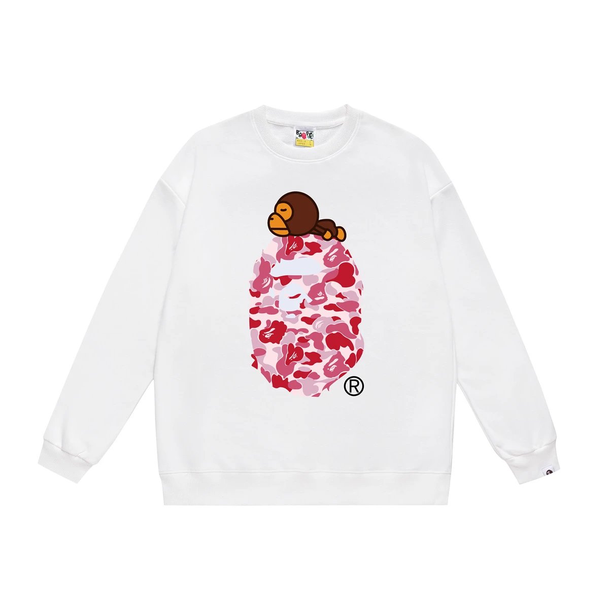 348# White-Pink