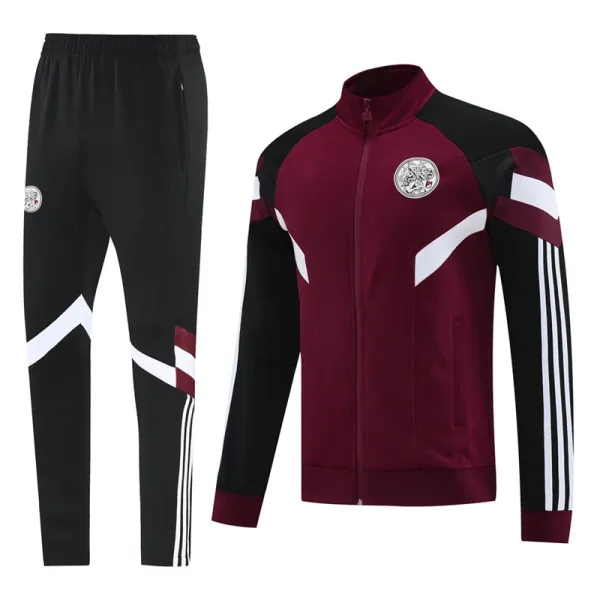 Adidas Tracksuit Burgundy and Black - 1
