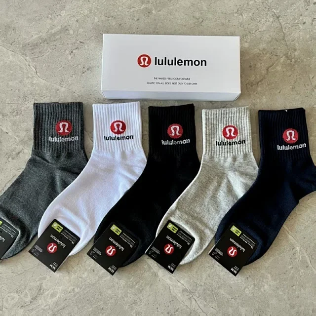lululemon Socks Logo Crew Multipack product detail image 4