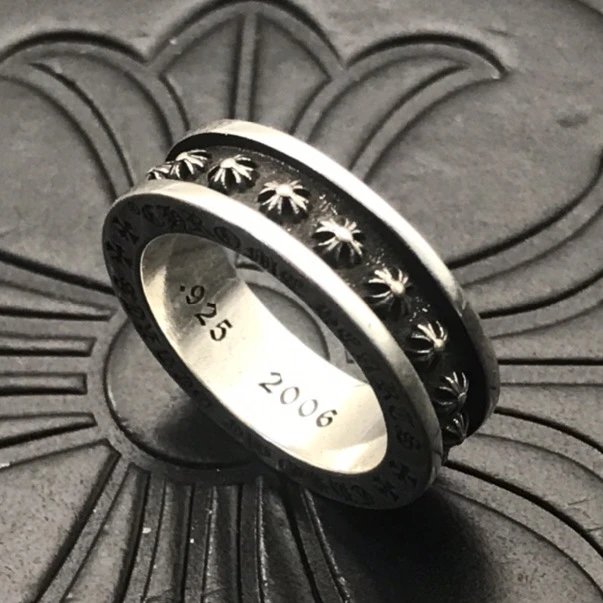 Chrome Hearts Jewelry Gothic Engraved Rings — CJ010