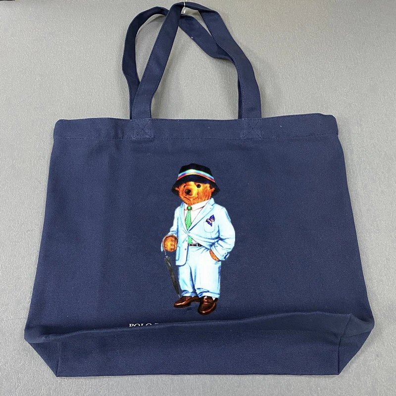 Polo Ralph Lauren Bear Golf Tote Bag Navy - 16