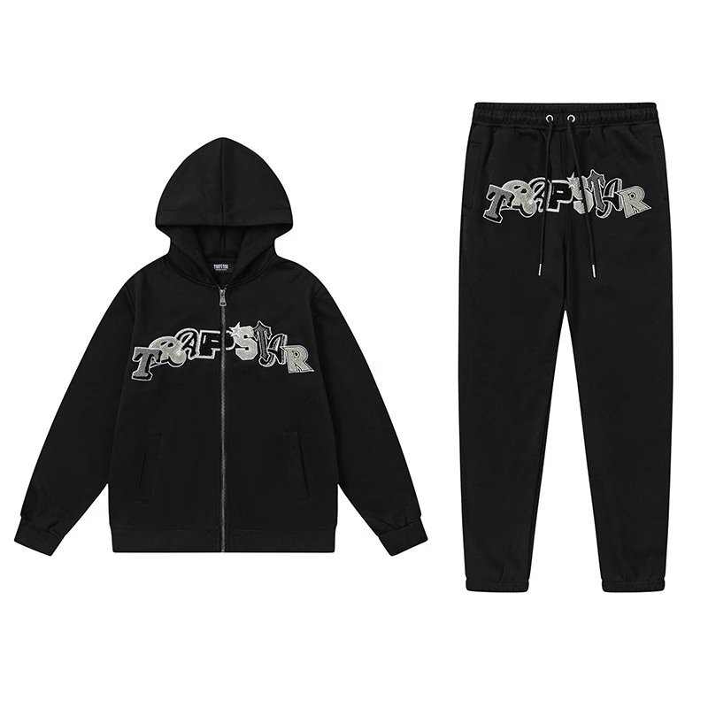 Trapstar Tracksuits Hooded tracksuit with embroidered rocket logo image 3