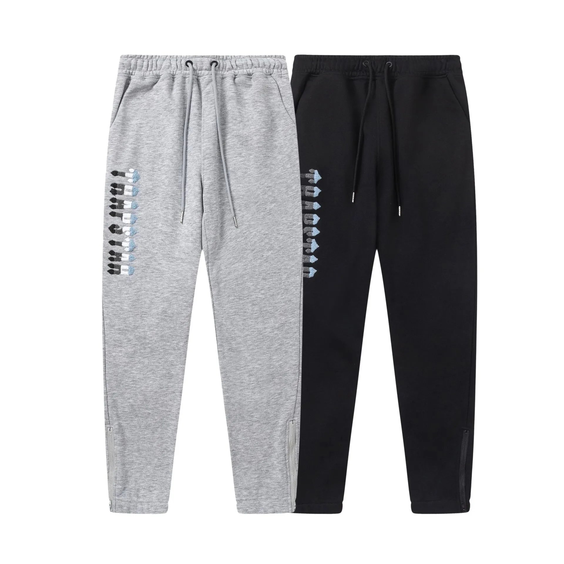 Trapstar Tracksuits Hooded tracksuit with embroidered rocket logo — 8850 pants black