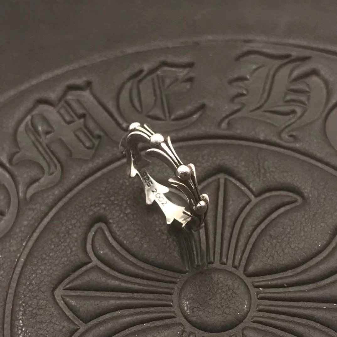 Chrome Hearts Jewelry Gothic Engraved Rings — CJ040