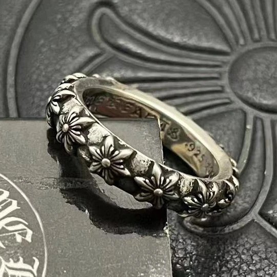 Chrome Hearts Jewelry Gothic Engraved Rings — CJ064