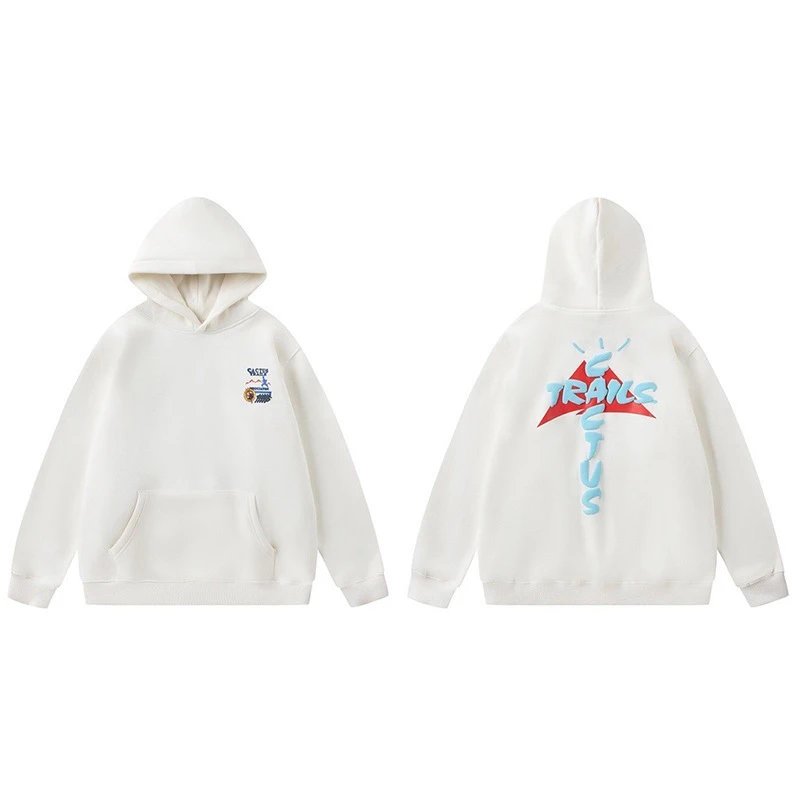 Cactus Jack Hoodies & Sweatshirts Graphic pullover — TS 35 white