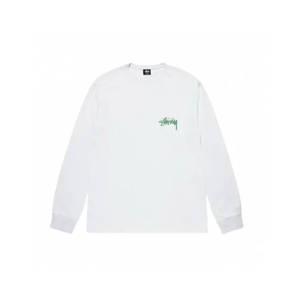 Stussy Classic Logo Long Sleeve T-Shirt Turquoise - 20
