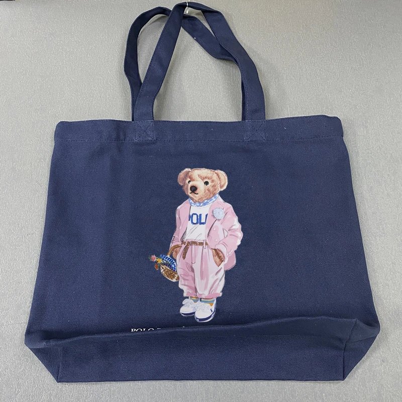 Polo Ralph Lauren Bear Golf Tote Bag Navy - 15