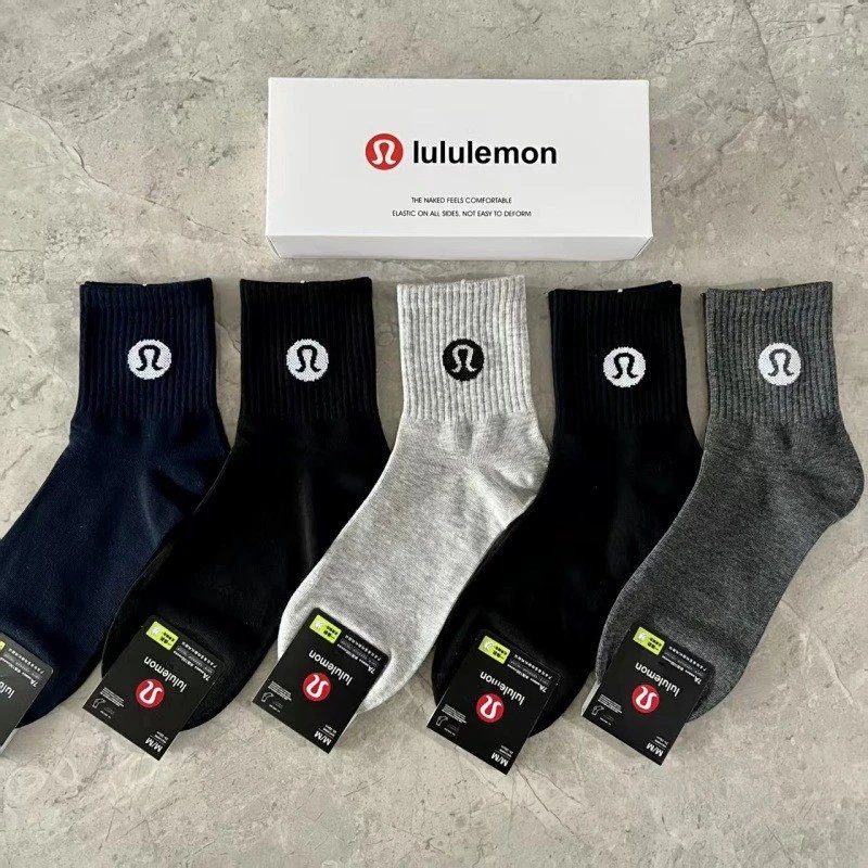 lululemon Socks Logo Crew Multipack — Men's No. 1 (5 pairs)