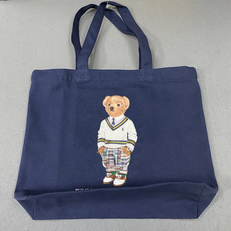 Polo Ralph Lauren Bear Golf Tote Bag Navy - 12