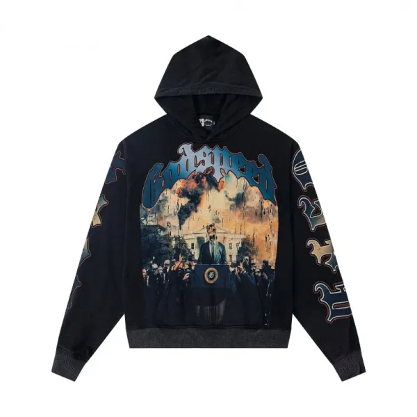Godspeed You! Black Emperor x Unknown Artist Hoodie Black Multicolor - 1