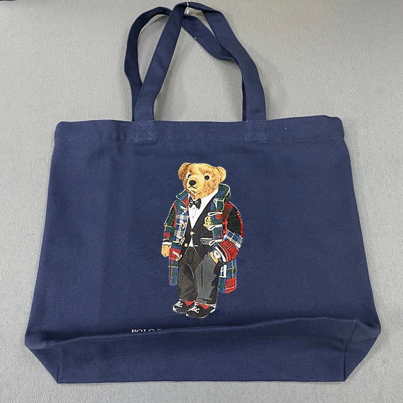 Polo Ralph Lauren Bear Golf Tote Bag Navy - 19