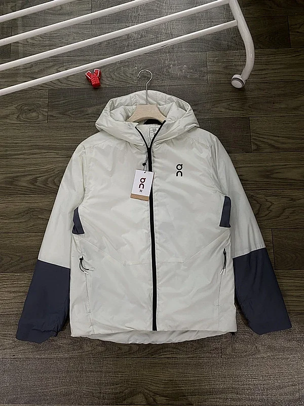 On Jackets Hooded colour-block zip jacket product detail image 1