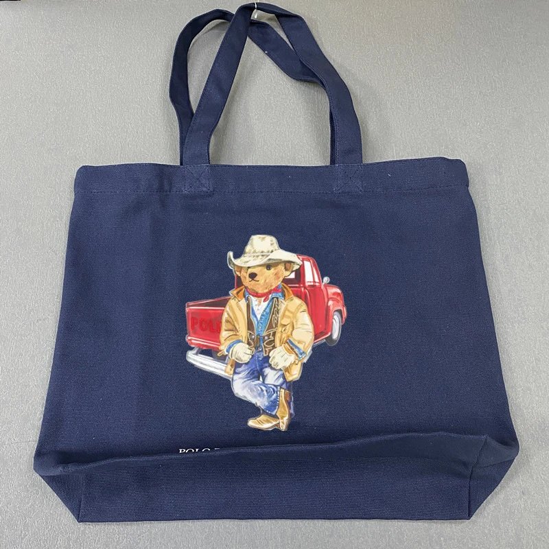 Polo Ralph Lauren Bear Golf Tote Bag Navy - 26