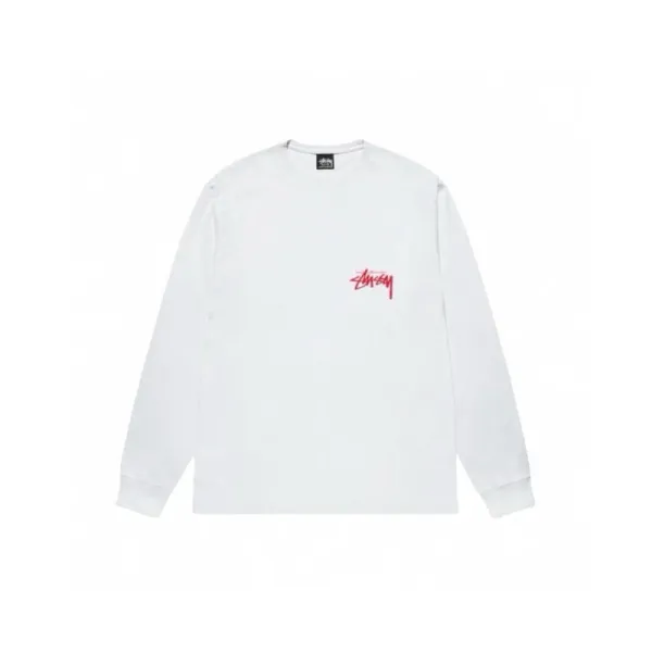 Stussy Classic Logo Long Sleeve T-Shirt Turquoise - 10