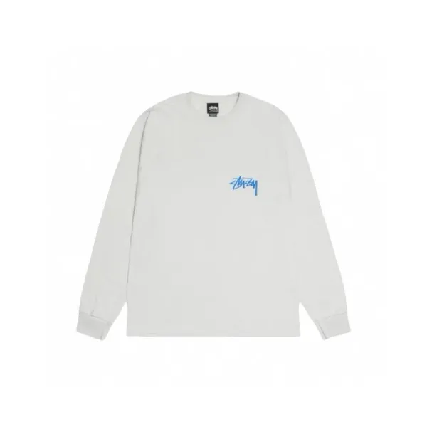 Stussy Classic Logo Long Sleeve T-Shirt Turquoise - 12