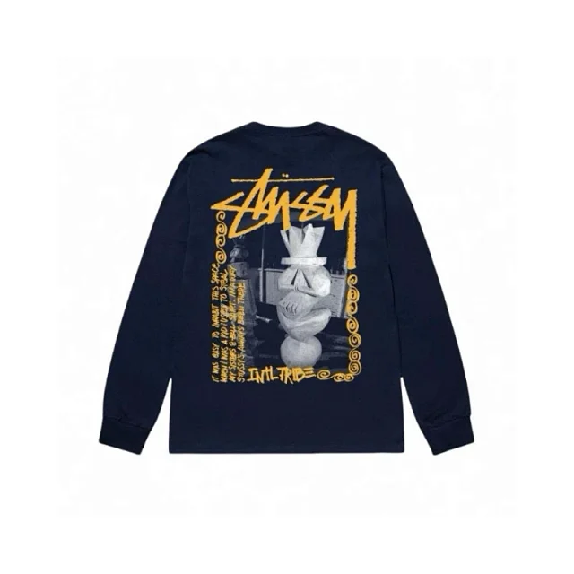 Stüssy T-Shirts Long-Sleeve Logo Print T-Shirt product detail image 21
