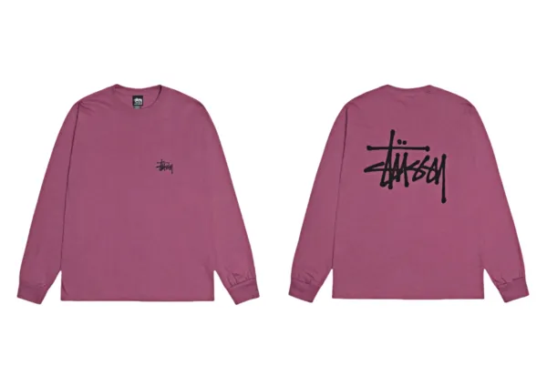 Stussy Classic Logo Long Sleeve T-Shirt Turquoise - 28