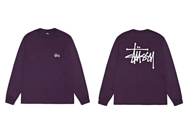 Stüssy T-Shirts Long-Sleeve Logo Print T-Shirt product detail image 38