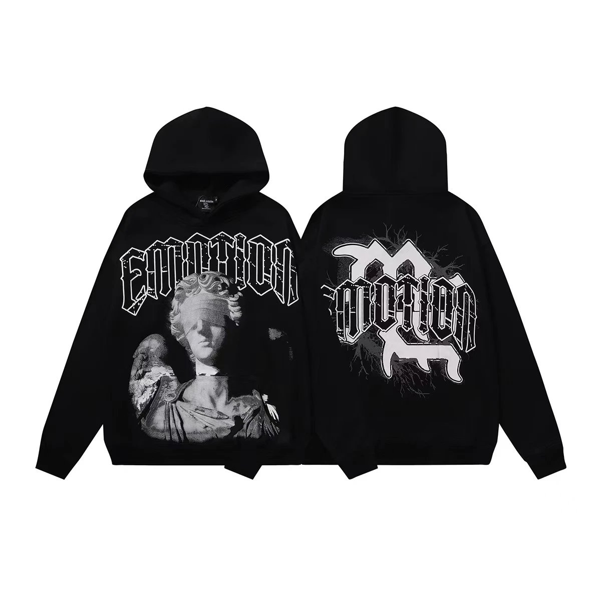 Emotion Motion Black Hoodie