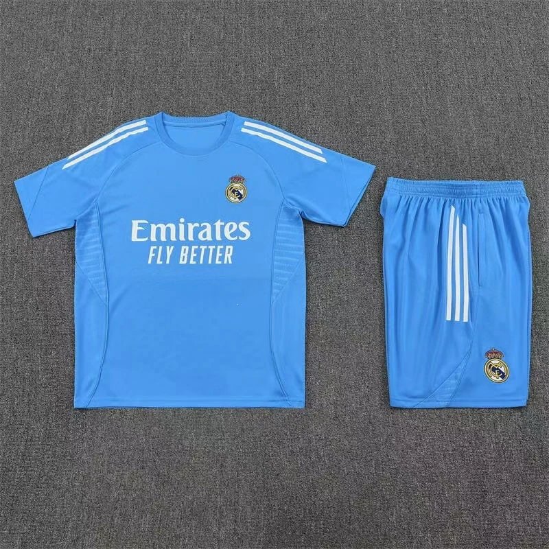 Nike Football Jerseys Jersey and Shorts Set — 2526 Real Madrid light blue (with original label)