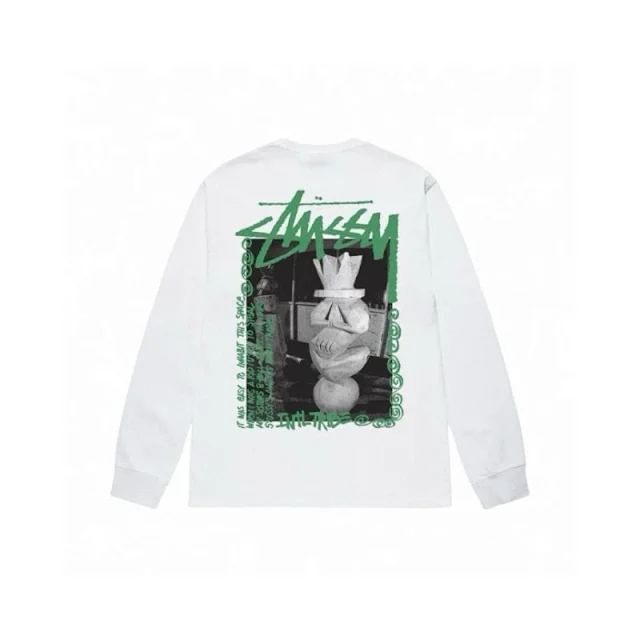 Stüssy T-Shirts Long-Sleeve Logo Print T-Shirt product detail image 20