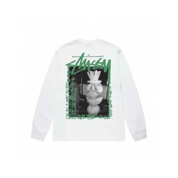 Stussy Classic Logo Long Sleeve T-Shirt Turquoise - 21