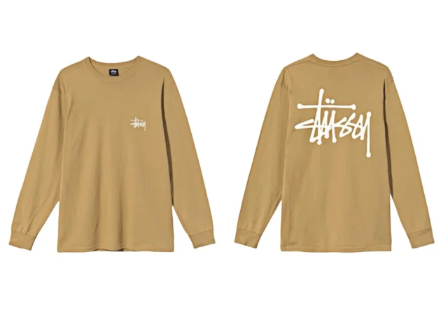 Stüssy T-Shirts Long-Sleeve Logo Print T-Shirt product detail image 34