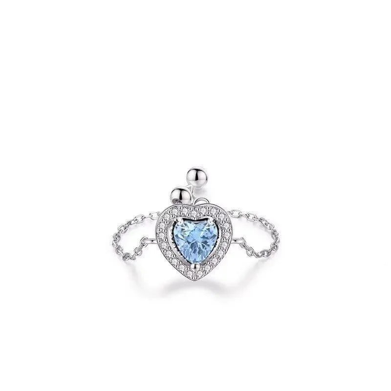 Unbranded Jewelry Heart-shaped crystal pendant necklace image 6