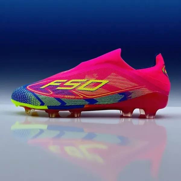 Adidas Xeno F50 Turf Soccer Cleats Black Lime Green Sneakers - 5