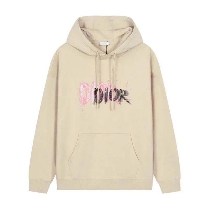 Dior Floral Embroidered Logo Hoodie White - 31