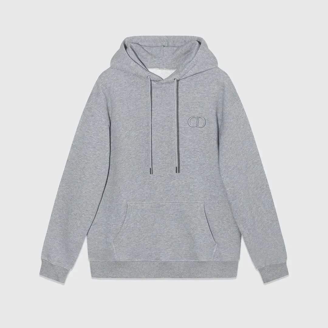 Dior Floral Embroidered Logo Hoodie White - 10