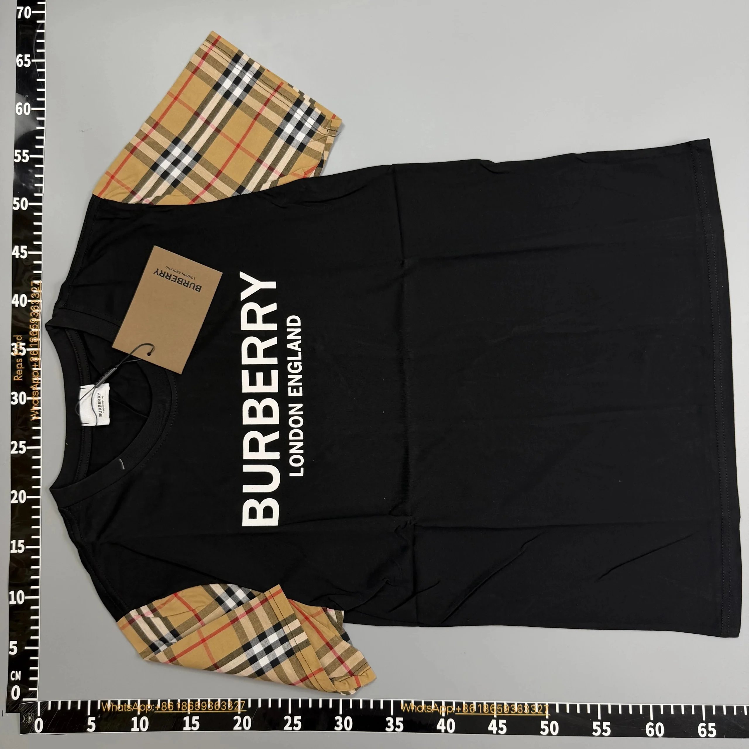 Burberry T-Shirts Short-Sleeve Logo Graphic — 4
