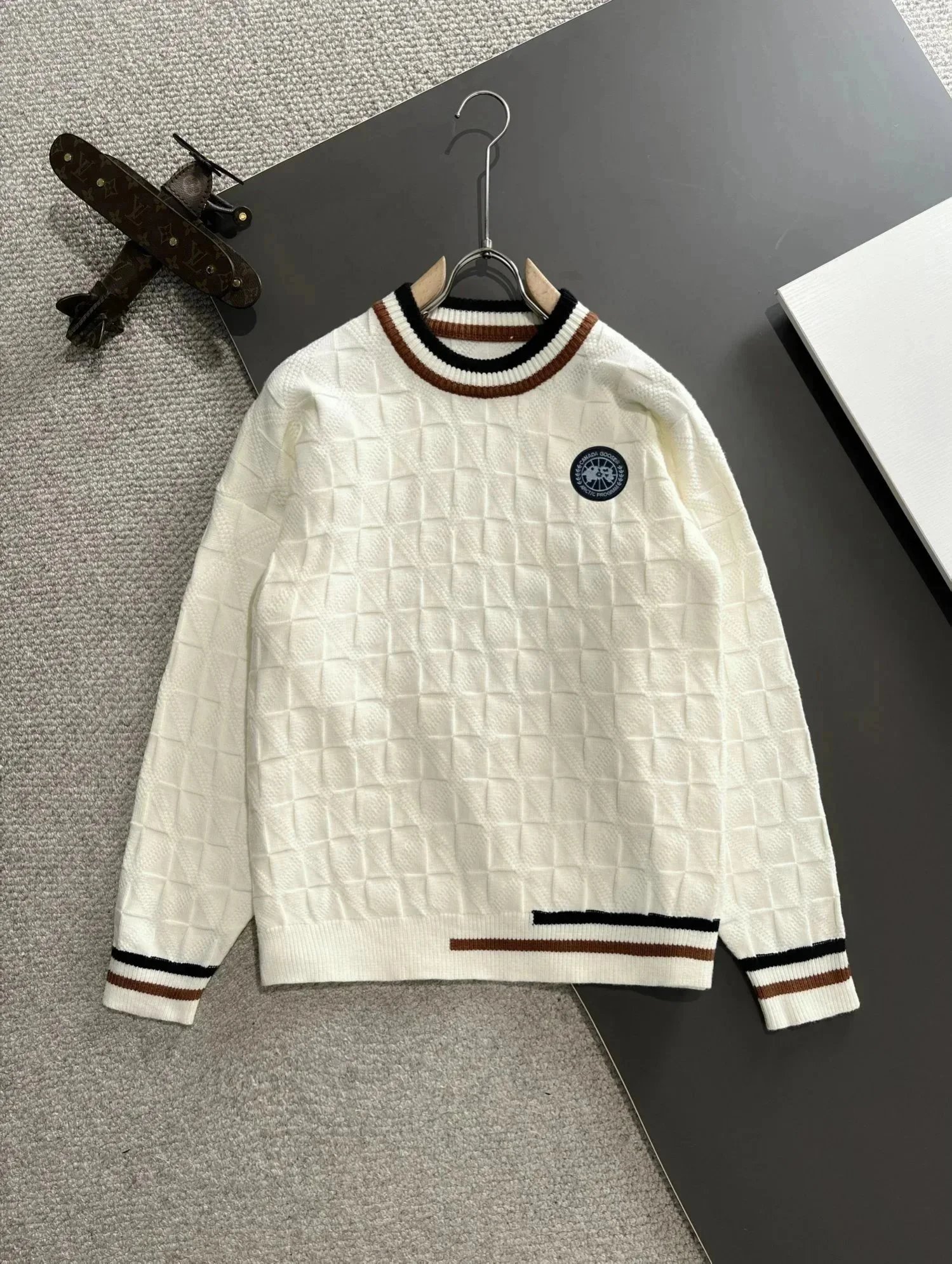 Canada Goose Knitwear Crewneck Astronaut Jacquard Sweater — 17