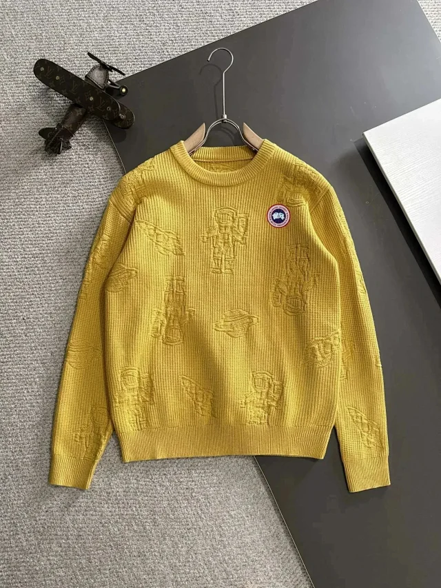Canada Goose Knitwear Crewneck Astronaut Jacquard Sweater product detail image 6