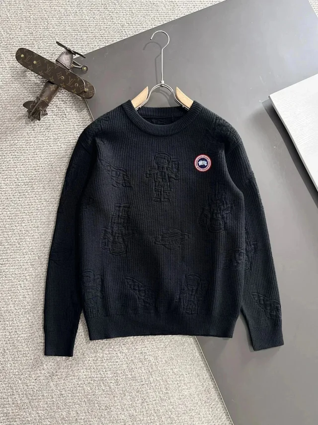 Canada Goose Knitwear Crewneck Astronaut Jacquard Sweater product detail image 1