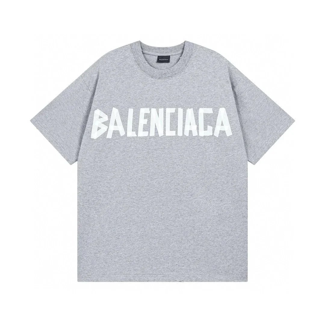 Balenciaga T-Shirts Logo Graphic Short-Sleeve T-Shirt — 17