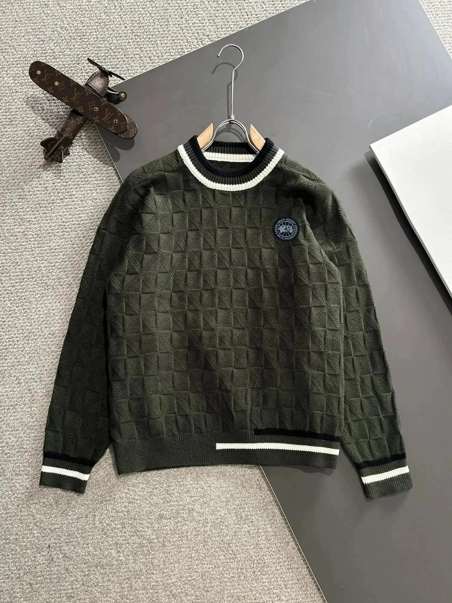 Canada Goose Knitwear Crewneck Astronaut Jacquard Sweater — 19