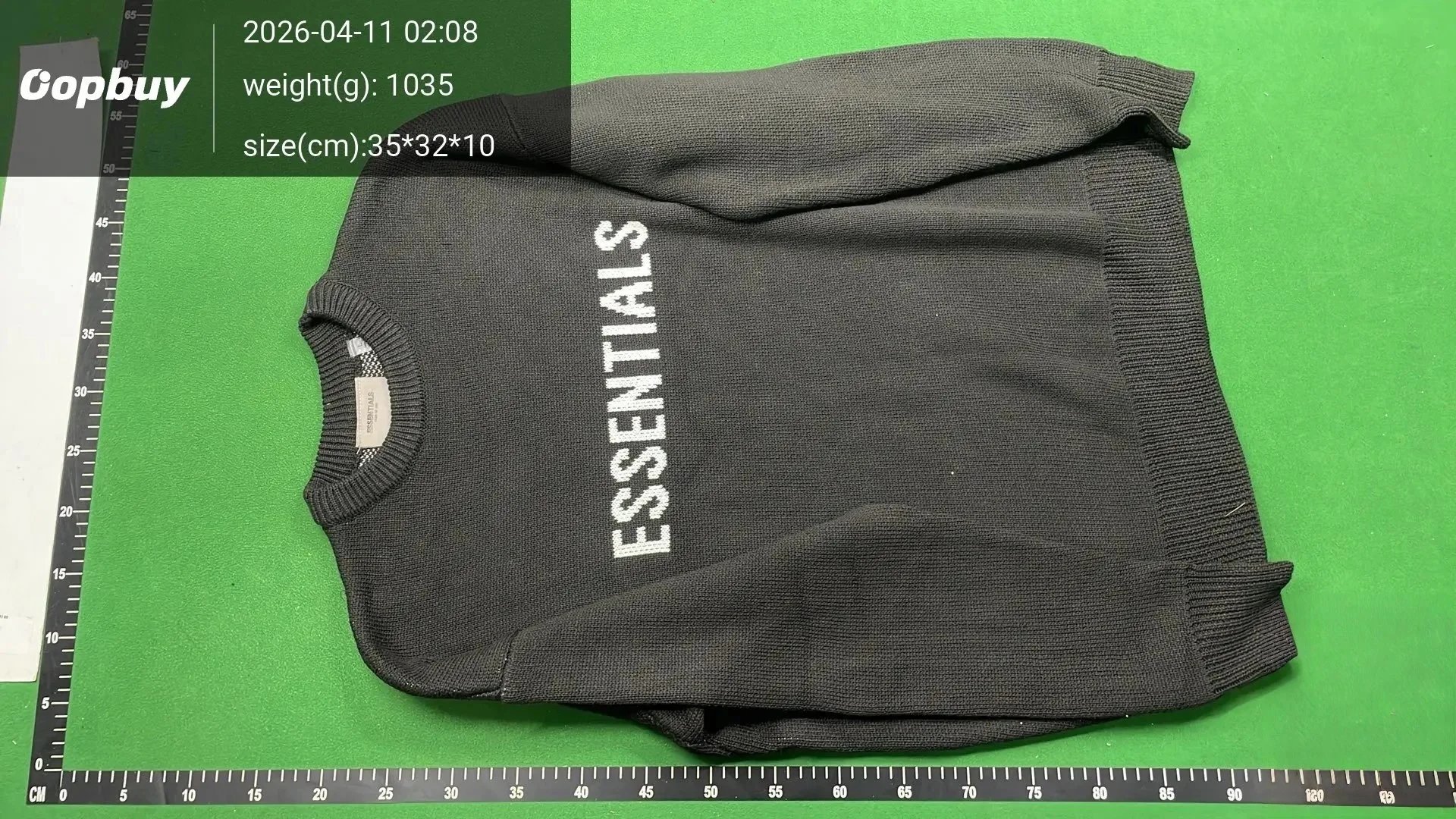 EMZE Knitwear Zip-Up Mock-Neck Logo Knit Cardigan image 12