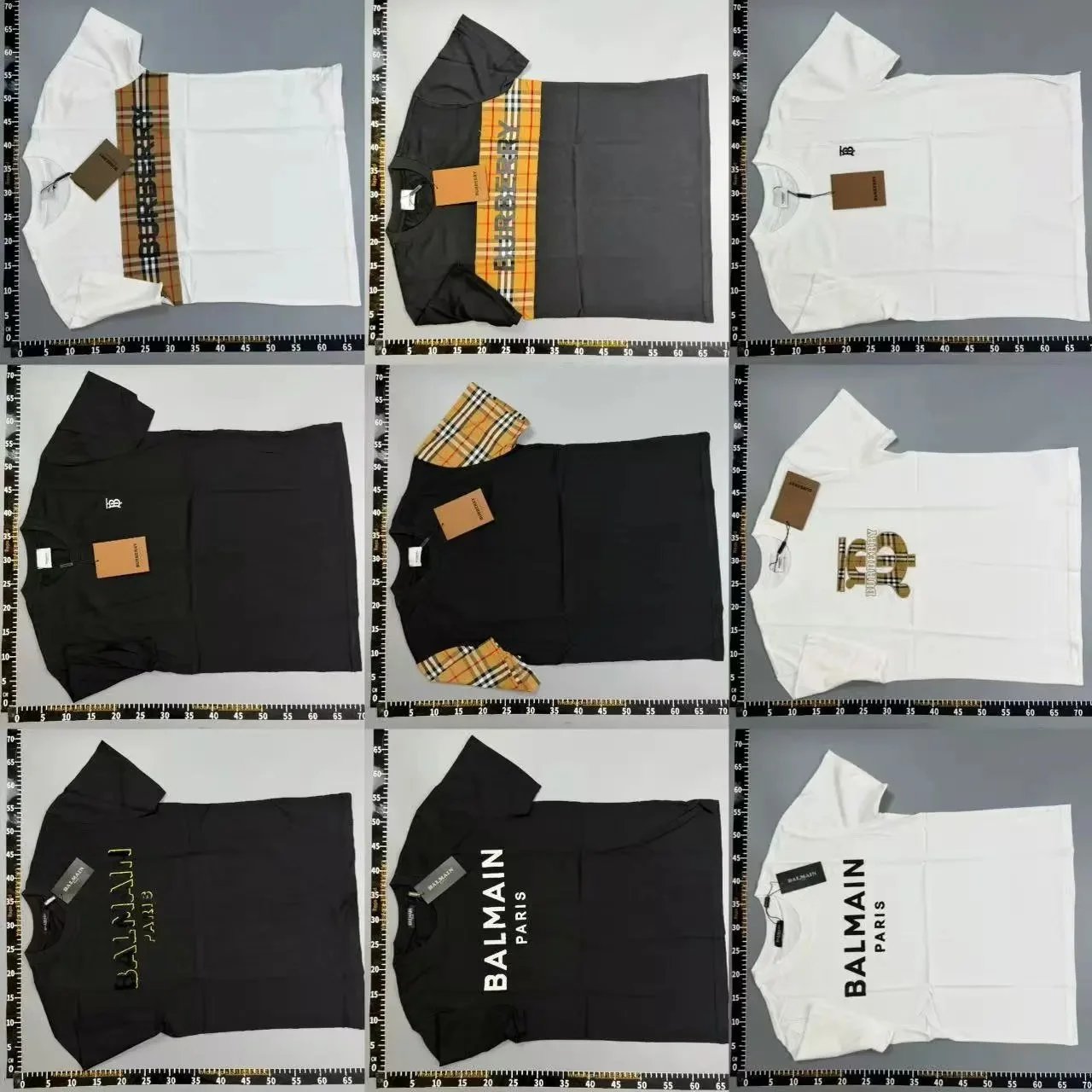 Burberry T-Shirts Short-Sleeve Logo Graphic image 3