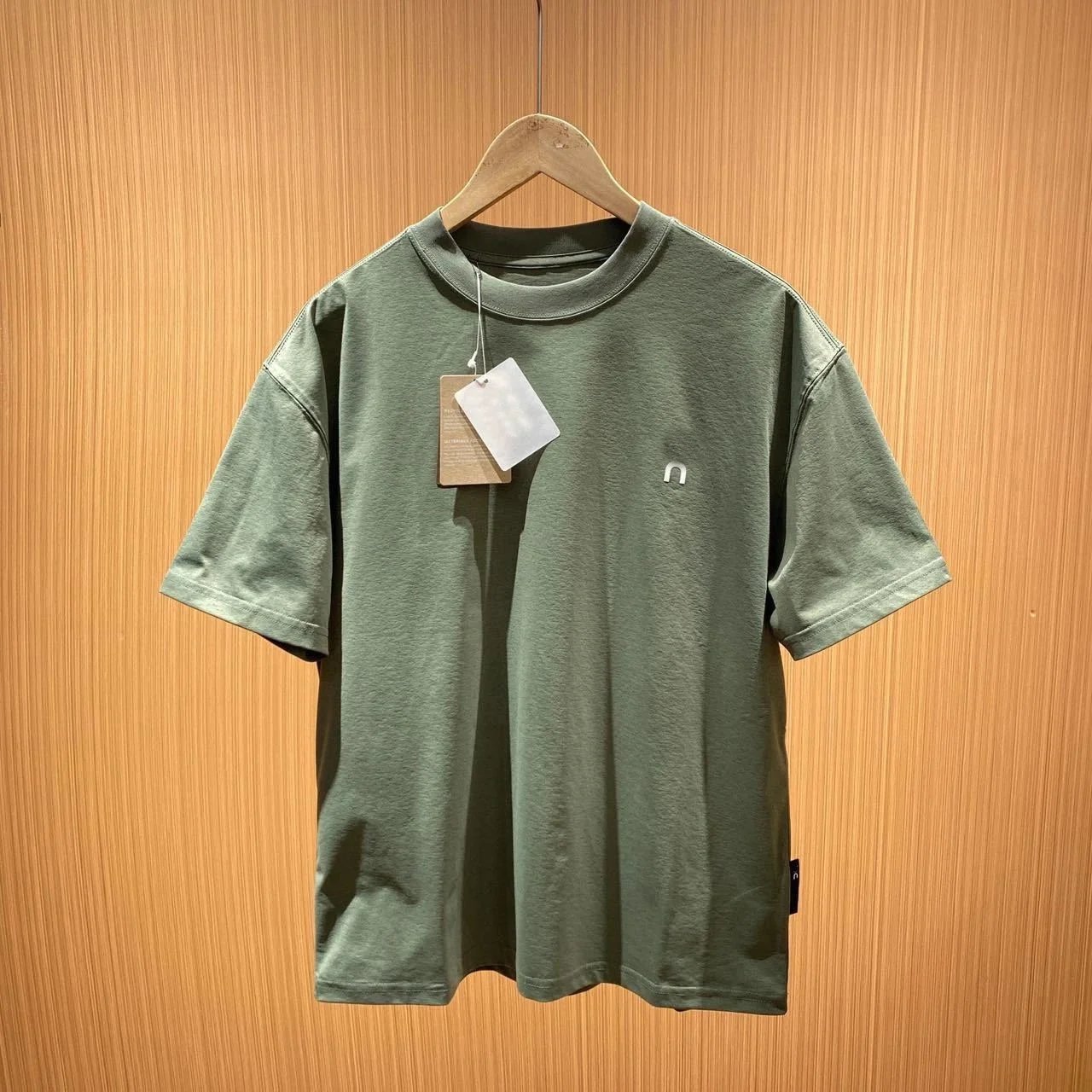 On T-Shirts Short-Sleeve Crew Neck Logo T-Shirt — Green