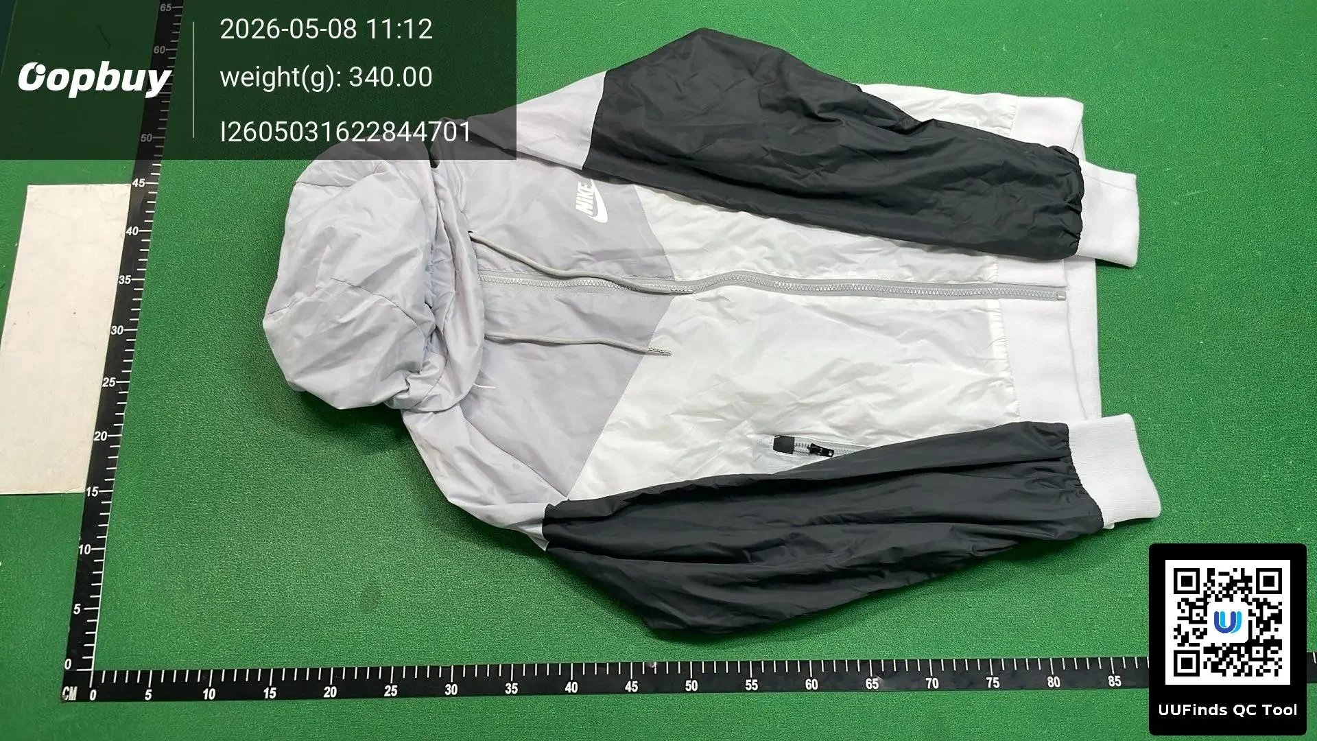 Nike Jackets Hooded color-block windbreaker jacket image 9