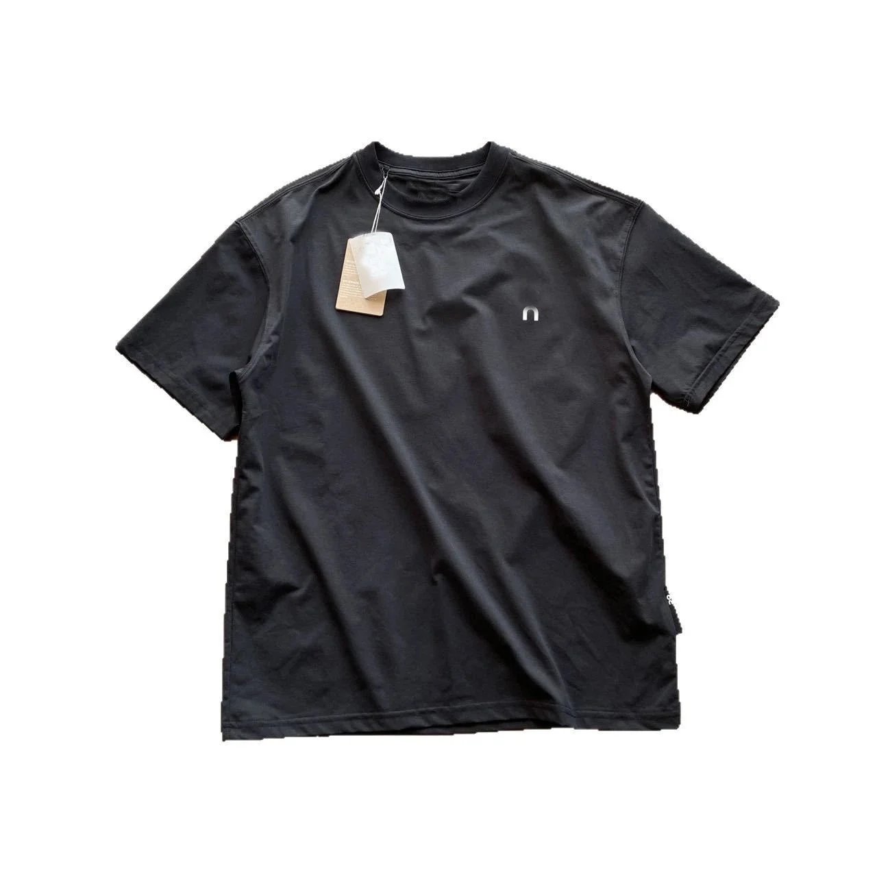 On T-Shirts Short-Sleeve Crew Neck Logo T-Shirt — Black