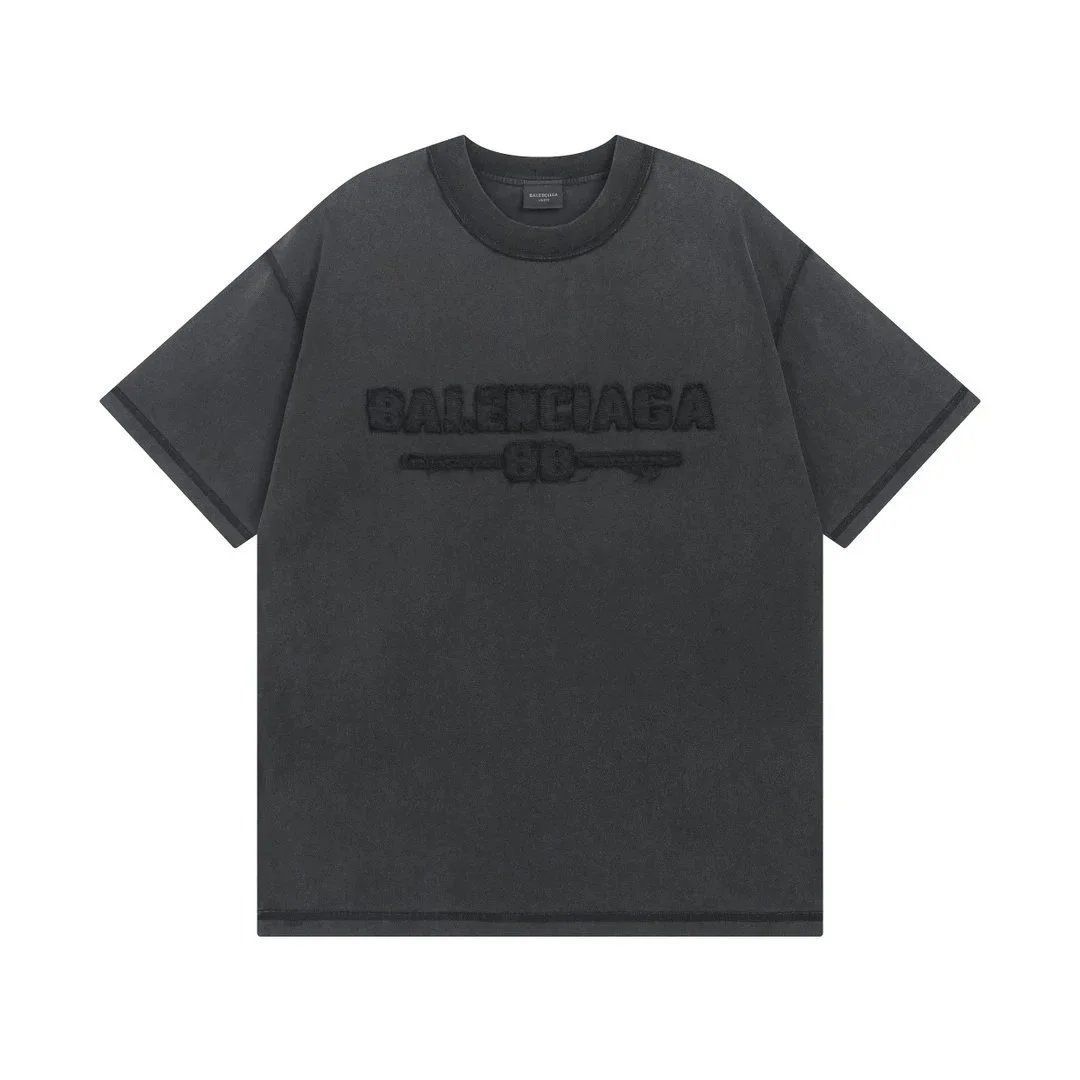 Balenciaga T-Shirts Logo Graphic Short-Sleeve T-Shirt — 8-1
