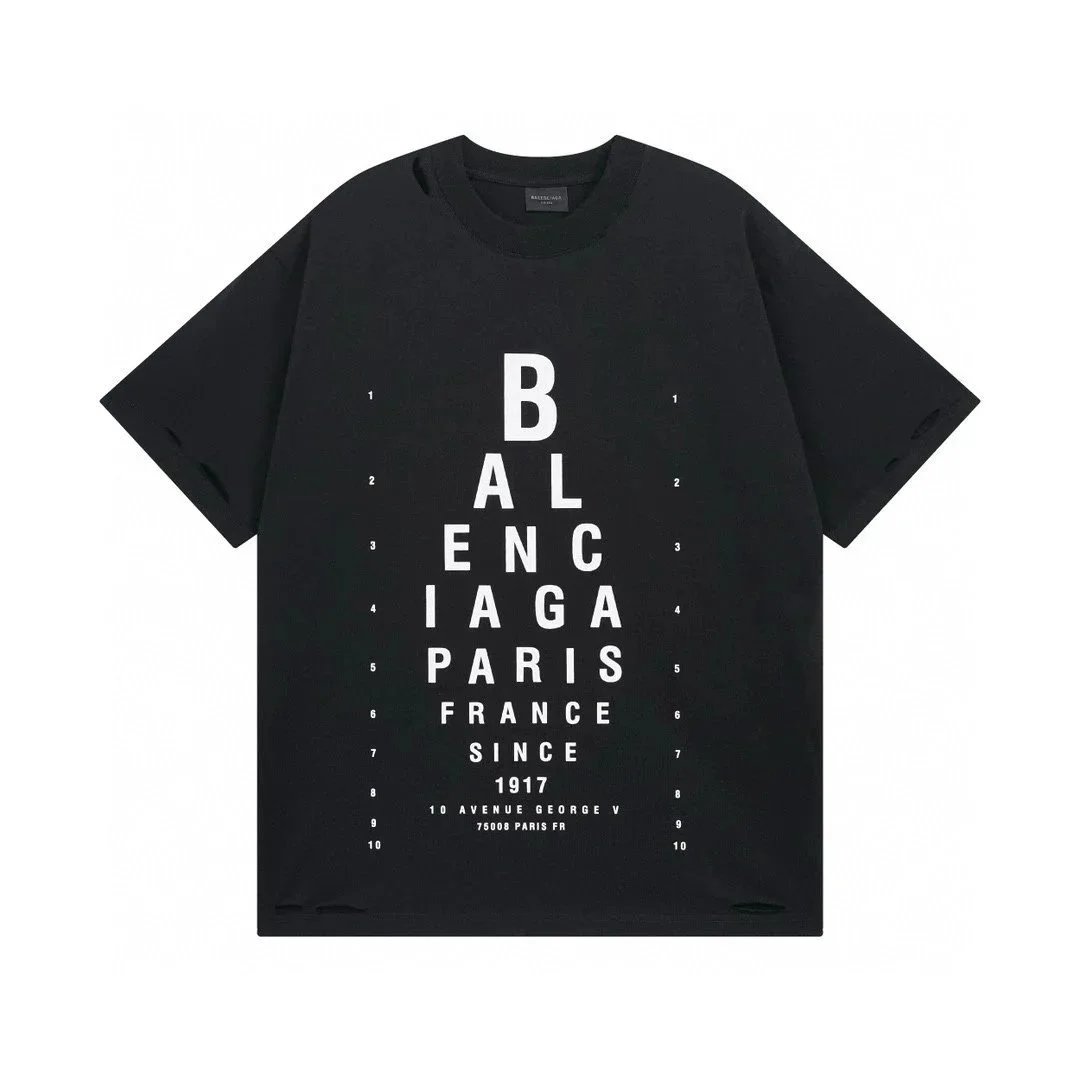 Balenciaga T-Shirts Logo Graphic Short-Sleeve T-Shirt — 22