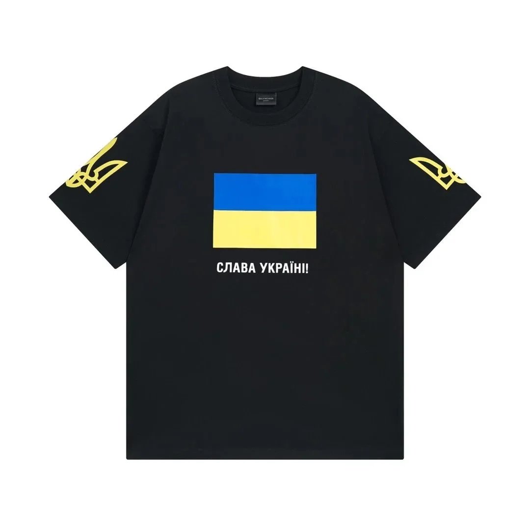 Balenciaga T-Shirts Logo Graphic Short-Sleeve T-Shirt — 19